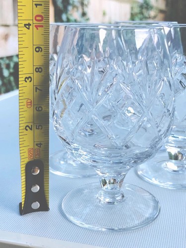 Set cut crystal brandy - of, 4