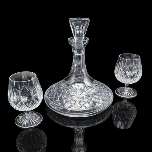 Vintage ships decanter glass - vintage,