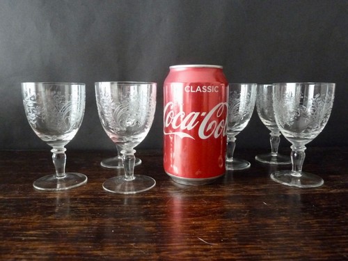 Antique acid etched crystal - antique,