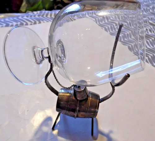 Antique brandy warmer