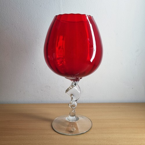 Vintage ruby red optic - vintage,