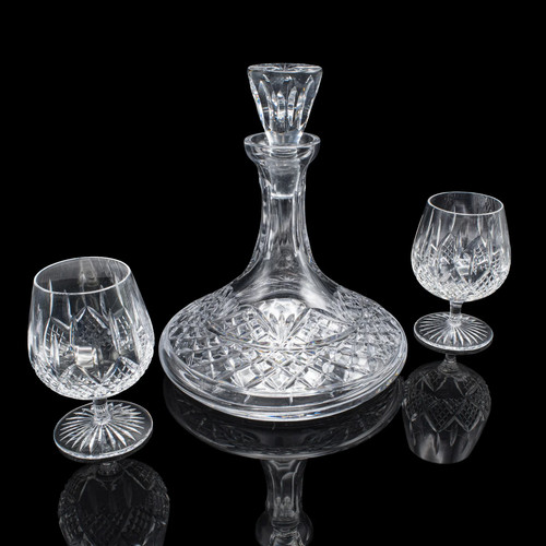 Vintage ships decanter glass - vintage,