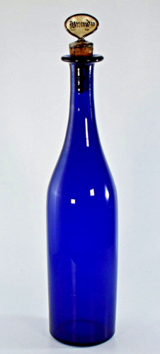 Antique bristol blue glass - antique,